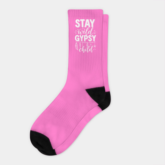 Stay Wild Gypsy Child Socks by enrynz