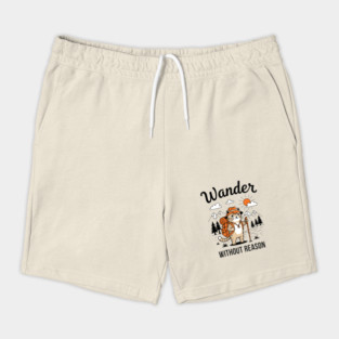 Wander Without Reason Cat Adventure Shorts