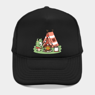 Cozy Camping Frog Hat