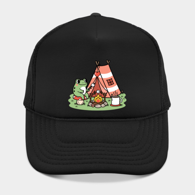 Cozy Camping Frog by enrynz