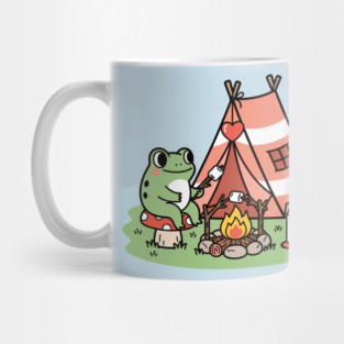 Cozy Camping Frog Mug