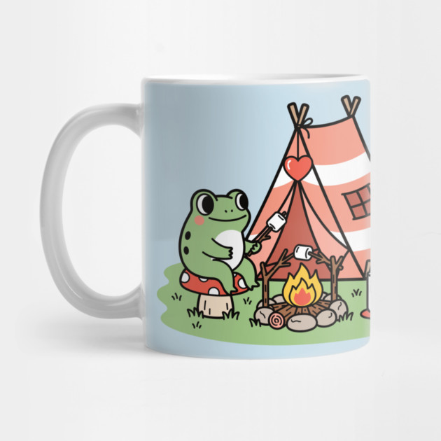 Cozy Camping Frog by enrynz