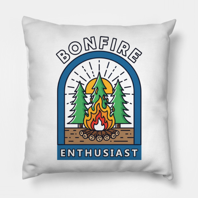 Bonfire Enthusiast Pillow by enrynz