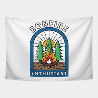 Bonfire Enthusiast Tapestry