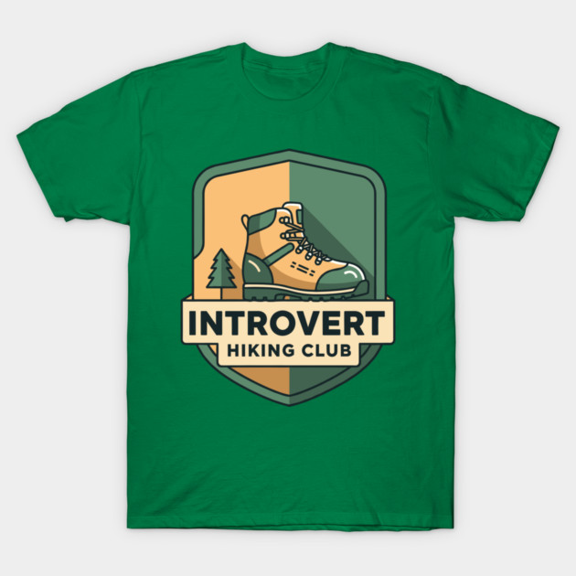 Introvert's Hiking Club T-Shirt by enrynz