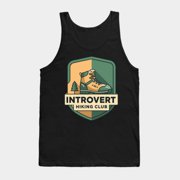 Introvert's Hiking Club Tank Top by enrynz
