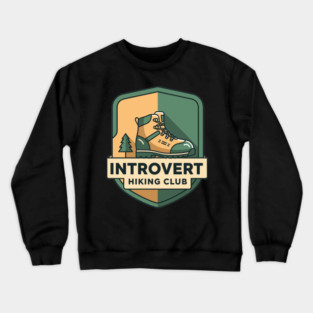 Introvert's Hiking Club Crewneck Sweatshirt