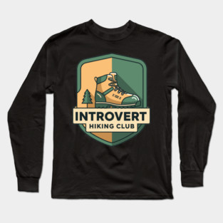 Introvert's Hiking Club Long Sleeve T-Shirt