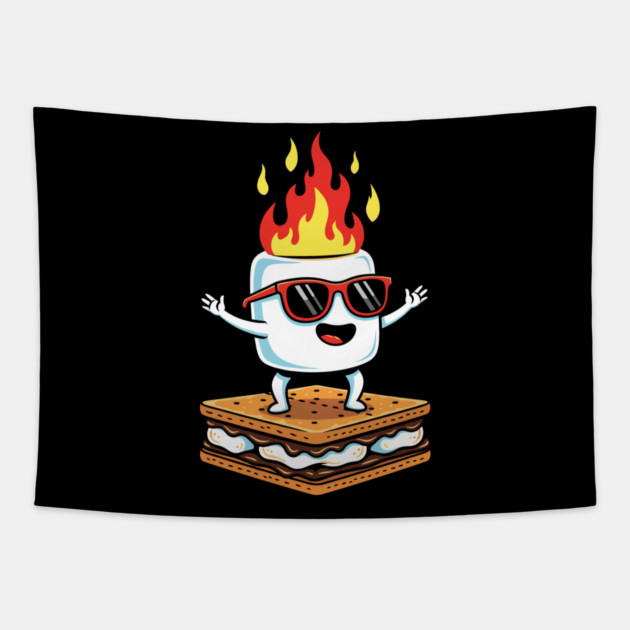 Sizzling Marshmallow Fun Tapestry by enrynz