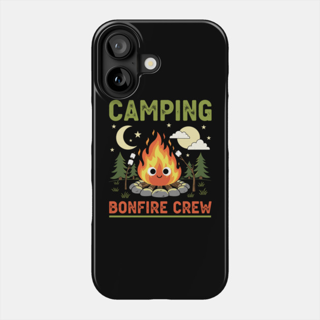 Camping Bonfire Crew Phone Case by enrynz
