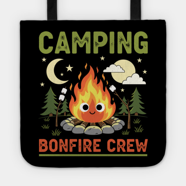 Camping Bonfire Crew Tote by enrynz