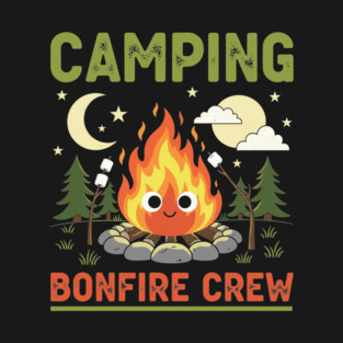 Camping Bonfire Crew T-Shirt