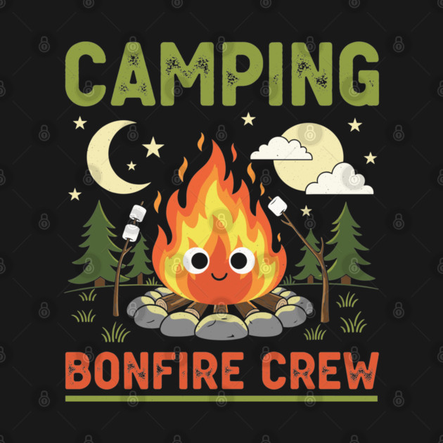 Camping Bonfire Crew by enrynz