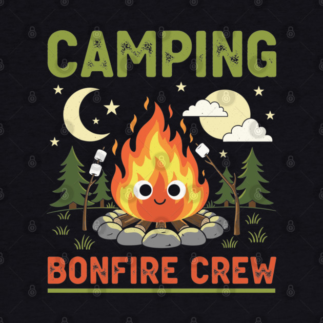 Camping Bonfire Crew by enrynz