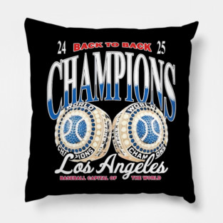Los Angeles Dodgers World Series 2025 - Los Angeles Dodgers Back To Back Champions 2025 - Los Angeles Dodgers Pillow