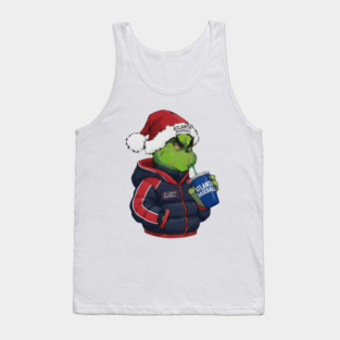 The Grinch Atlanta Braves Baseball Tank Top