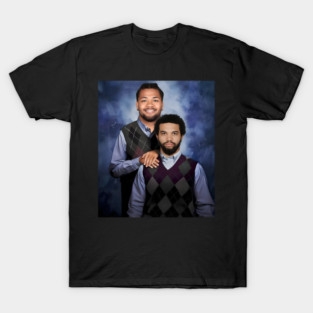Caleb Williams Rome Odunze Step Brothers Chicago Football T-Shirt