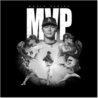 Yoshinobu Yamamoto Dodgers Mvp World Series Posters and Art