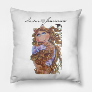 miss piggy divine feminine Pillow