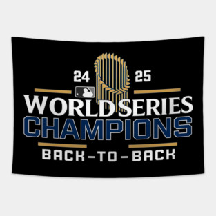 Los Angeles Dodgers World Series 2025 - Los Angeles Dodgers Back To Back Champions 2025, Dodgers - Los Angeles Dodgers Tapestry