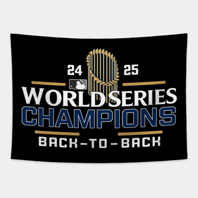 Los Angeles Dodgers World Series 2025 - Los Angeles Dodgers Back To Back Champions 2025, Dodgers - Los Angeles Dodgers Tapestry by inkighost99