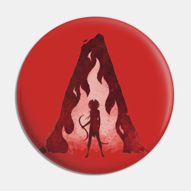woman with hair flowing like flames Pin by DesignAura