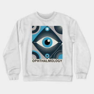 Abstract Ophthalmology art design no.0411681,brafdesign Crewneck Sweatshirt