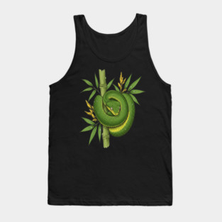 Bamboo Pit Viper Jungle Illustration Tank Top