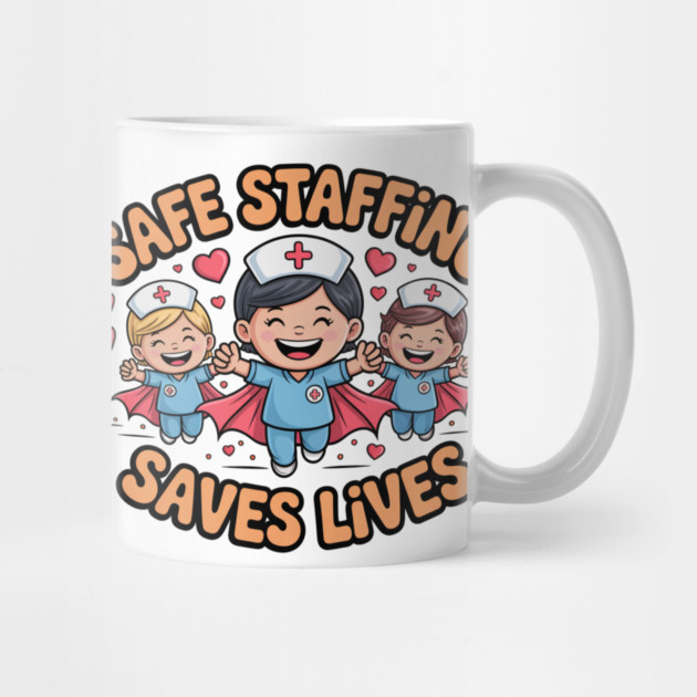 Nurse Quote – Safe Staffing Saves Lives – Patient Safety Support by  Shift Happens: Gear for the Ones Who Keep It Moving