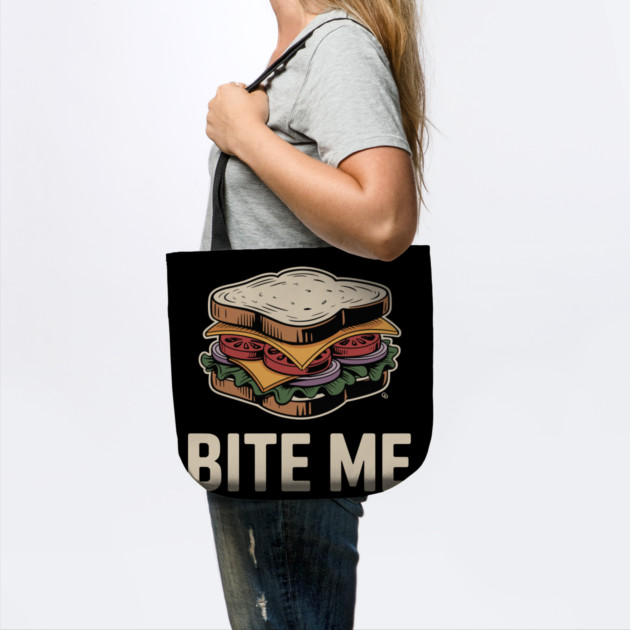 Bite Me Sandwich – Retro Foodie Sass by Cosmo Gazoo