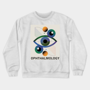 Abstract Ophthalmology art design no.0411682 ,brafdesign Crewneck Sweatshirt