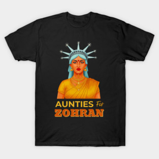 Aunties For Zohran T-Shirt