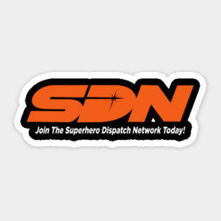 Superhero Dispatch Network - SDN Sticker