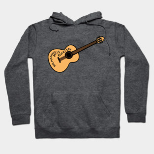 Woody Guthrie Guitar — This Machine Kills Fascists Hoodie