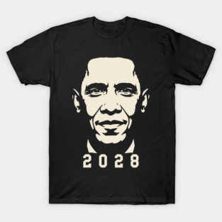 Barack Obama 2028 Presidential Election Political T-Shirt