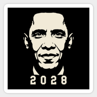 Barack Obama 2028 Presidential Election Political Sticker