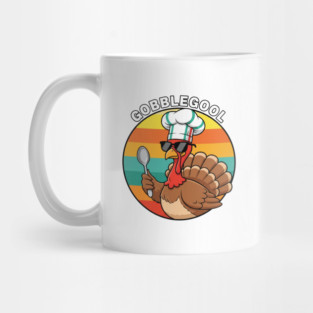 Gobblegool Turkey Chef – Funny Thanksgiving Italian Turkey Mug