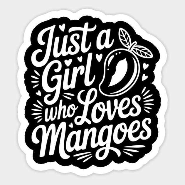Just a Girl who Loves Mangoes Magnet by Frank Ring