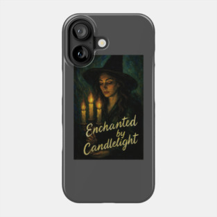 Emotional Holiday Scene with Witch, Firelight, and Gift Phone Case