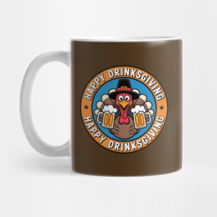 Happy Drinksgiving - Funny Thanksgiving Beer Drinking Mug