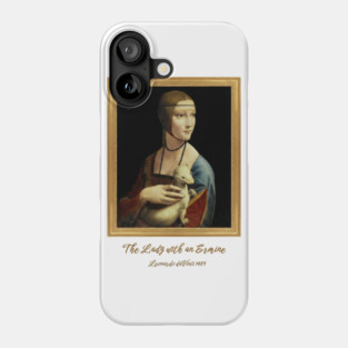 Leonardo da Vinci Lady with an Ermine Fine Art Phone Case