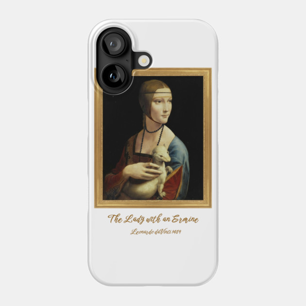Leonardo da Vinci Lady with an Ermine Fine Art Phone Case by Art2Wear