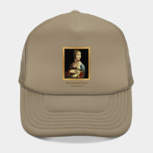 Leonardo da Vinci Lady with an Ermine Fine Art Hat