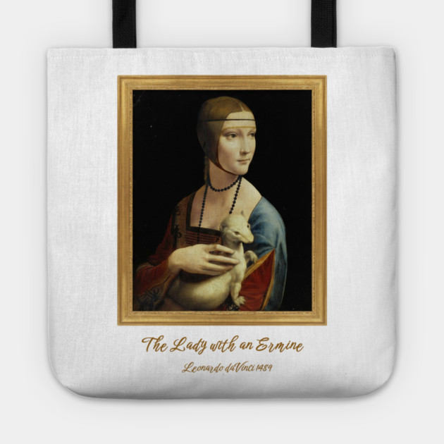 Leonardo da Vinci Lady with an Ermine Fine Art Tote by Art2Wear