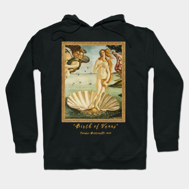 Botticelli's Birth of Venus Wearable Art Piece Hoodie by Art2Wear