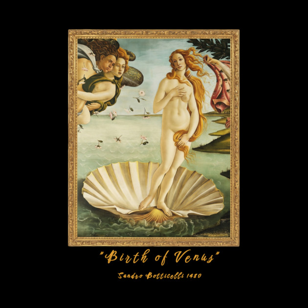 Botticelli's Birth of Venus Wearable Art Piece by Art2Wear