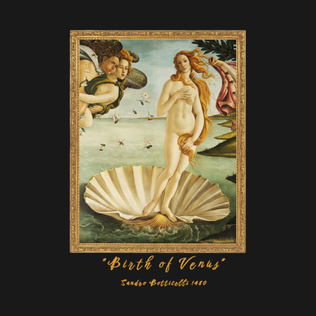 Botticelli's Birth of Venus Wearable Art Piece by Art2Wear