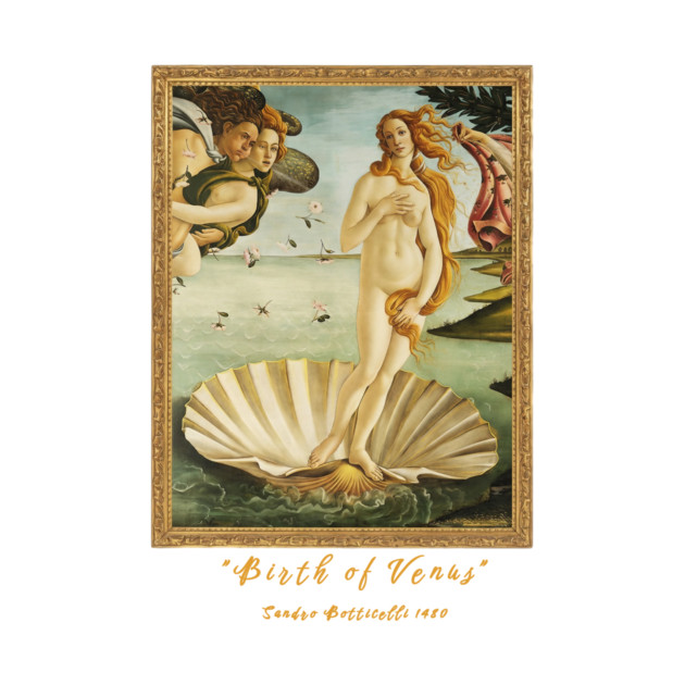 Botticelli's Birth of Venus Wearable Art Piece by Art2Wear