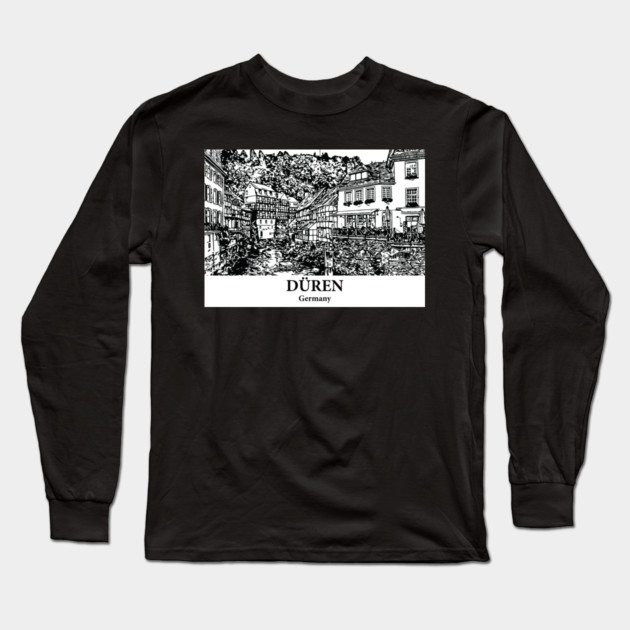 Dueren - Germany Long Sleeve T-Shirt by Lakeric