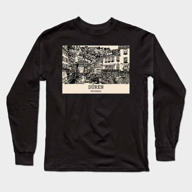 Dueren - Germany Long Sleeve T-Shirt by Lakeric